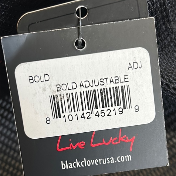 Black Clover Men's Black Gray and red Hat - Picture 5 of 13